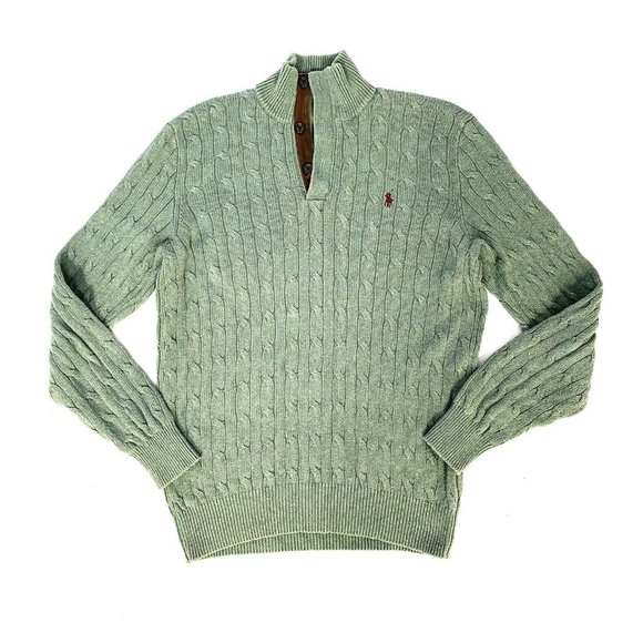Polo Ralph Lauren Other - Polo Ralph Lauren Sweater 1/4 Zip Tussa Silk Mens